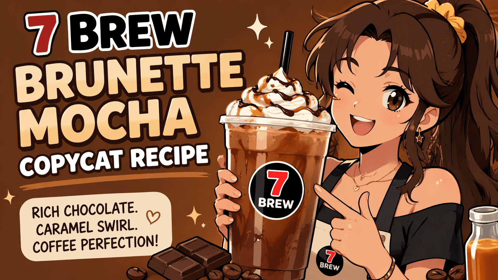 7 Brew Brunette Mocha copycat recipe