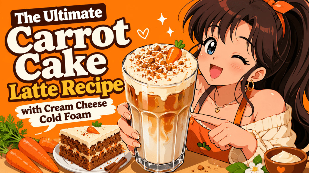 The Secret Carrot Cake Latte Recipe