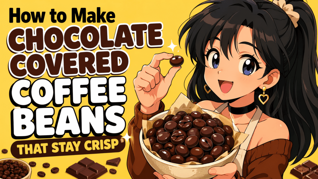 How to make chocolate-covered coffee beans