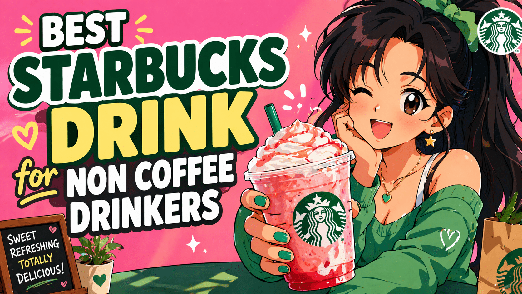 Starbucks drink for non-coffee lovers