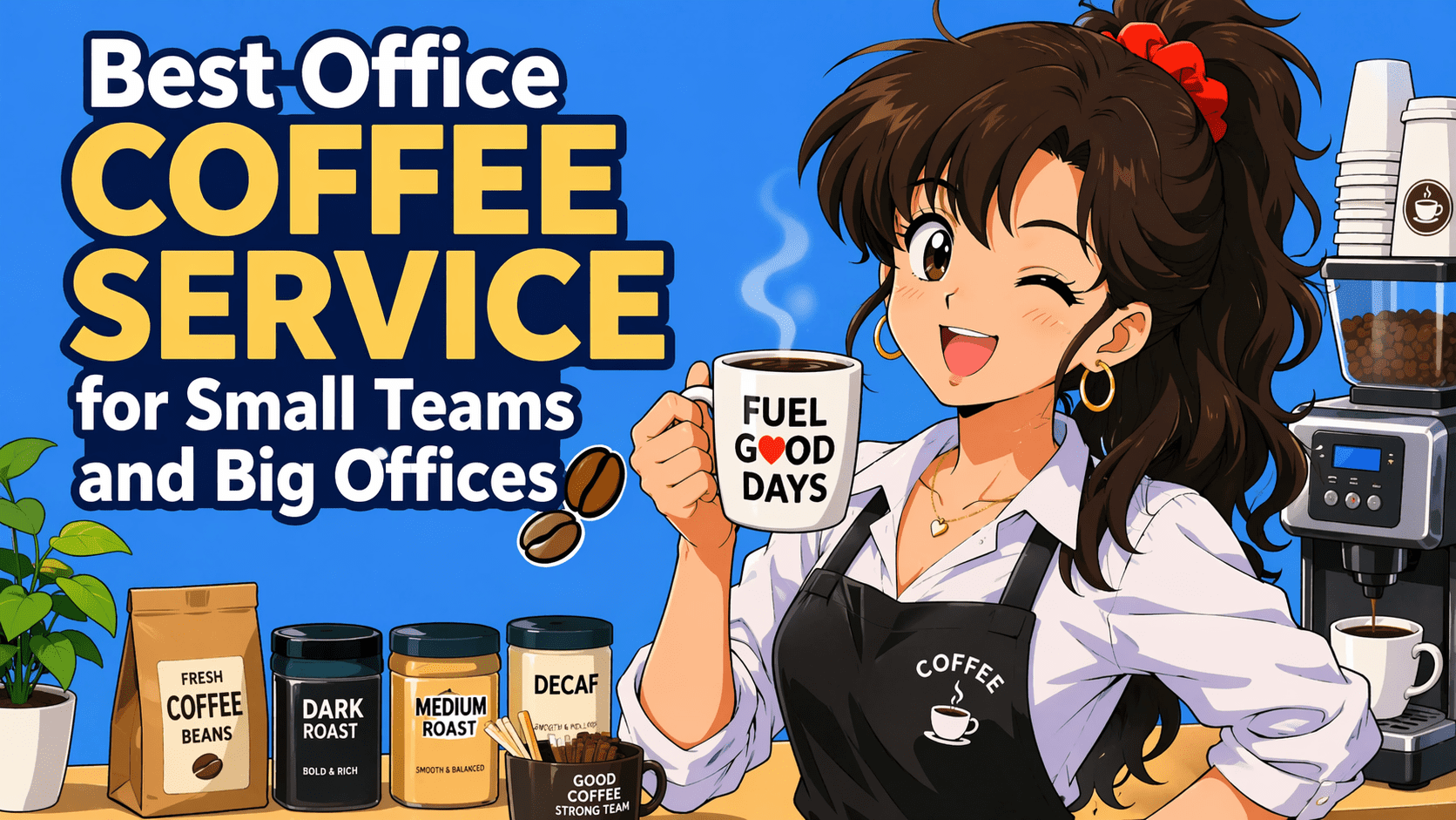 Best Office Coffee Service for Small Teams and Big Offices