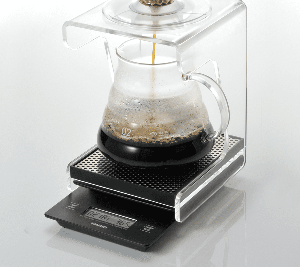 Hario V60 Drip Scale With Timer Black Compact