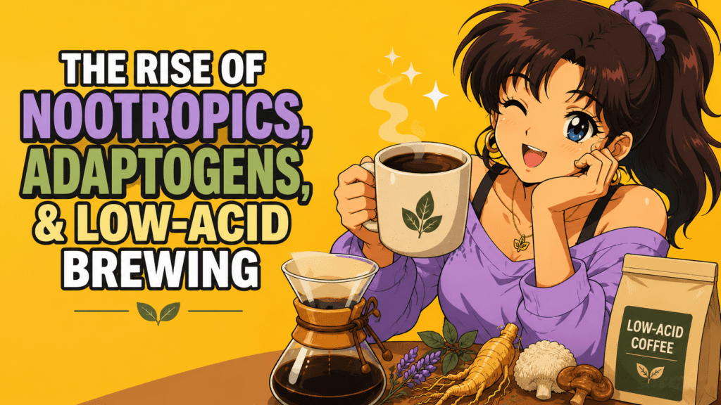 The Rise of Nootropics, Adaptogens, and Low-Acid Brewing