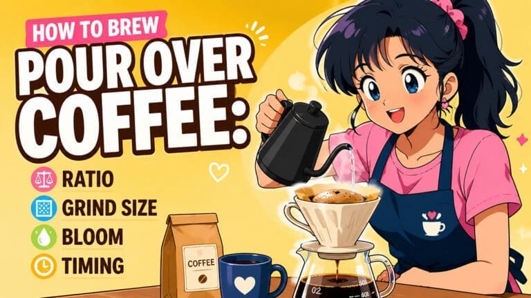 Pour over coffee brewing guide