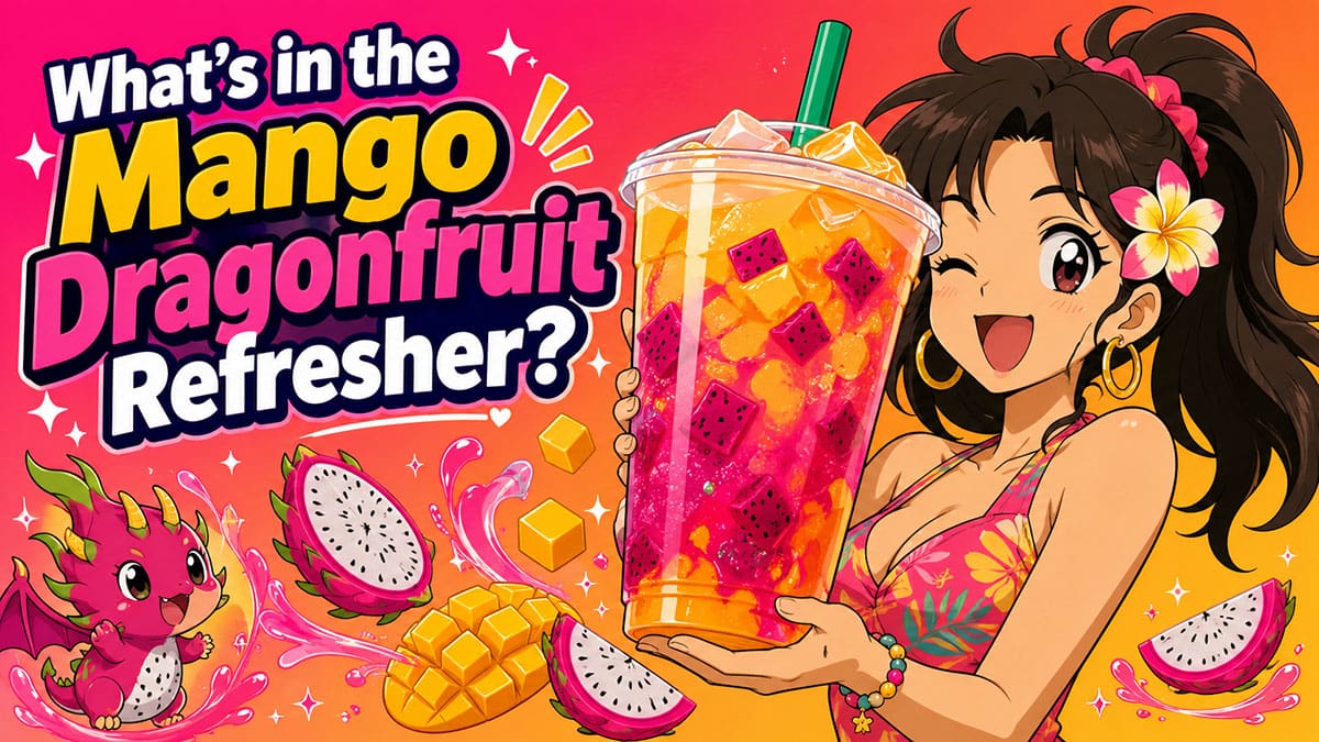 what is in a starbucks mango dragonfruit refresher
