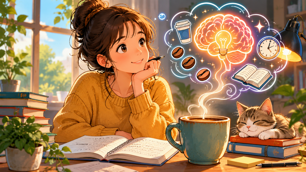Does Coffee Help You Learn Faster? Caffeine, Timing, and Memory Practice