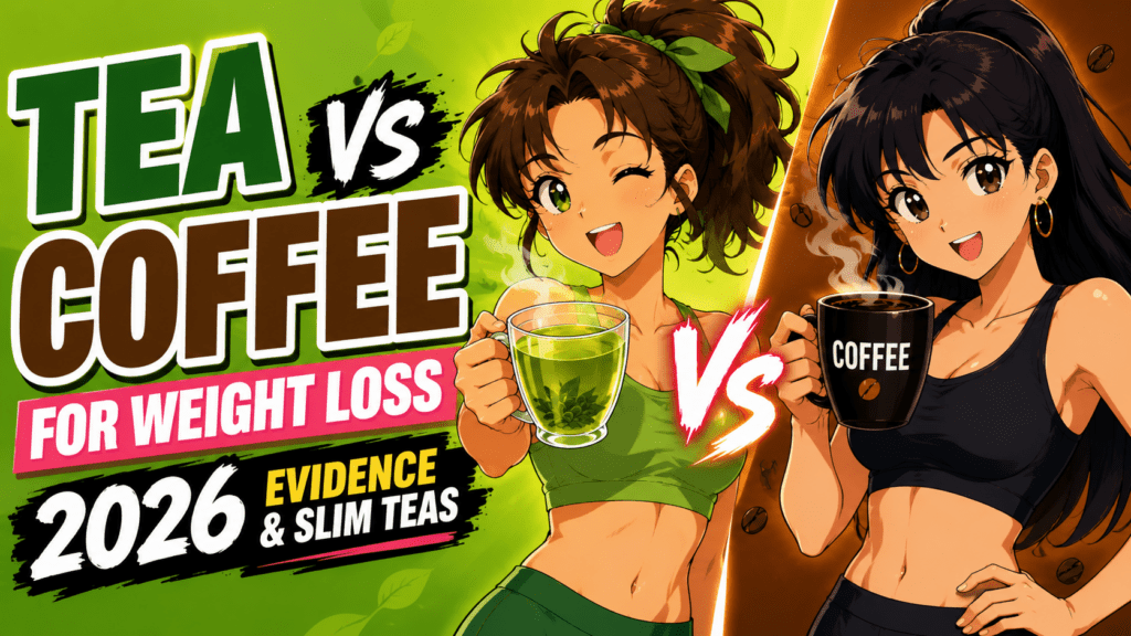 Tea vs Coffee for Weight Loss: 2026 Evidence and Slim Teas